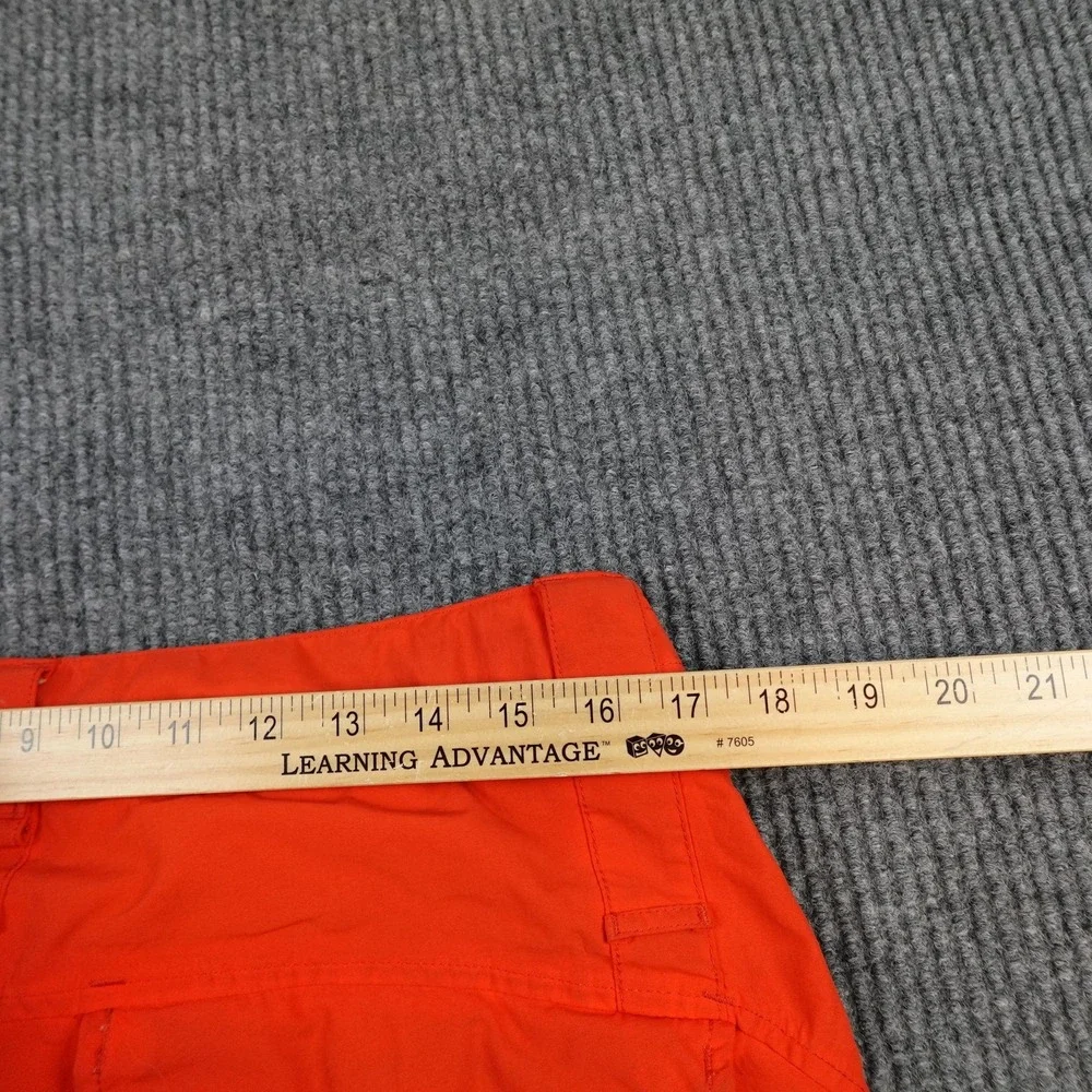 The North Face HyVent Snow Pants Mens Medium Orange Waterproof Ski Snowboard